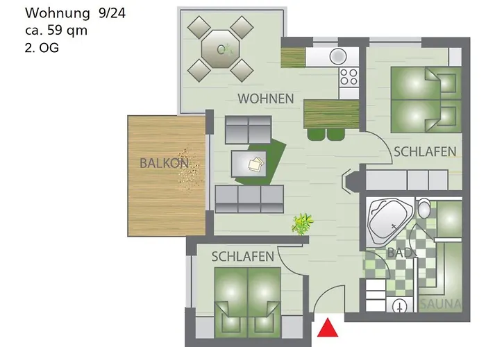 Moewennest 9 - Apartamento